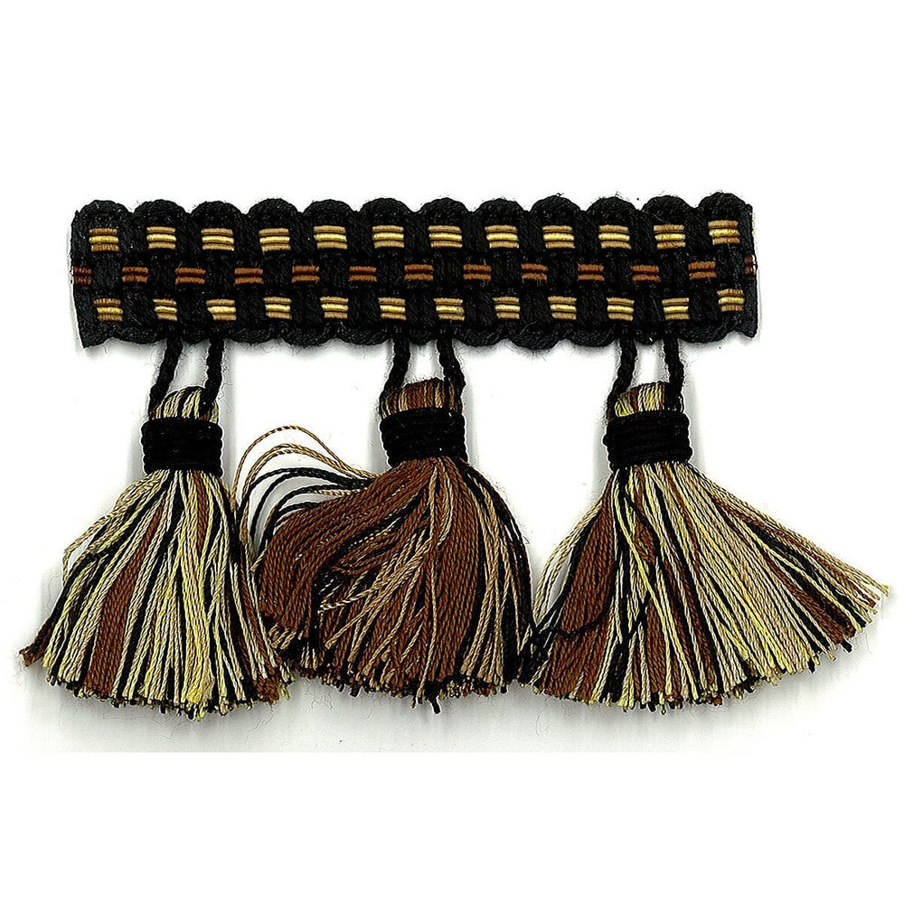 Sponsor 35 Granite by Stout Designer Trim Art Of Design Trim-2 Tassel Fringe 100% Spun Viscose CHINA Horizontal: 0 and Vertical: 0 3 in - Swanky Fabrics -