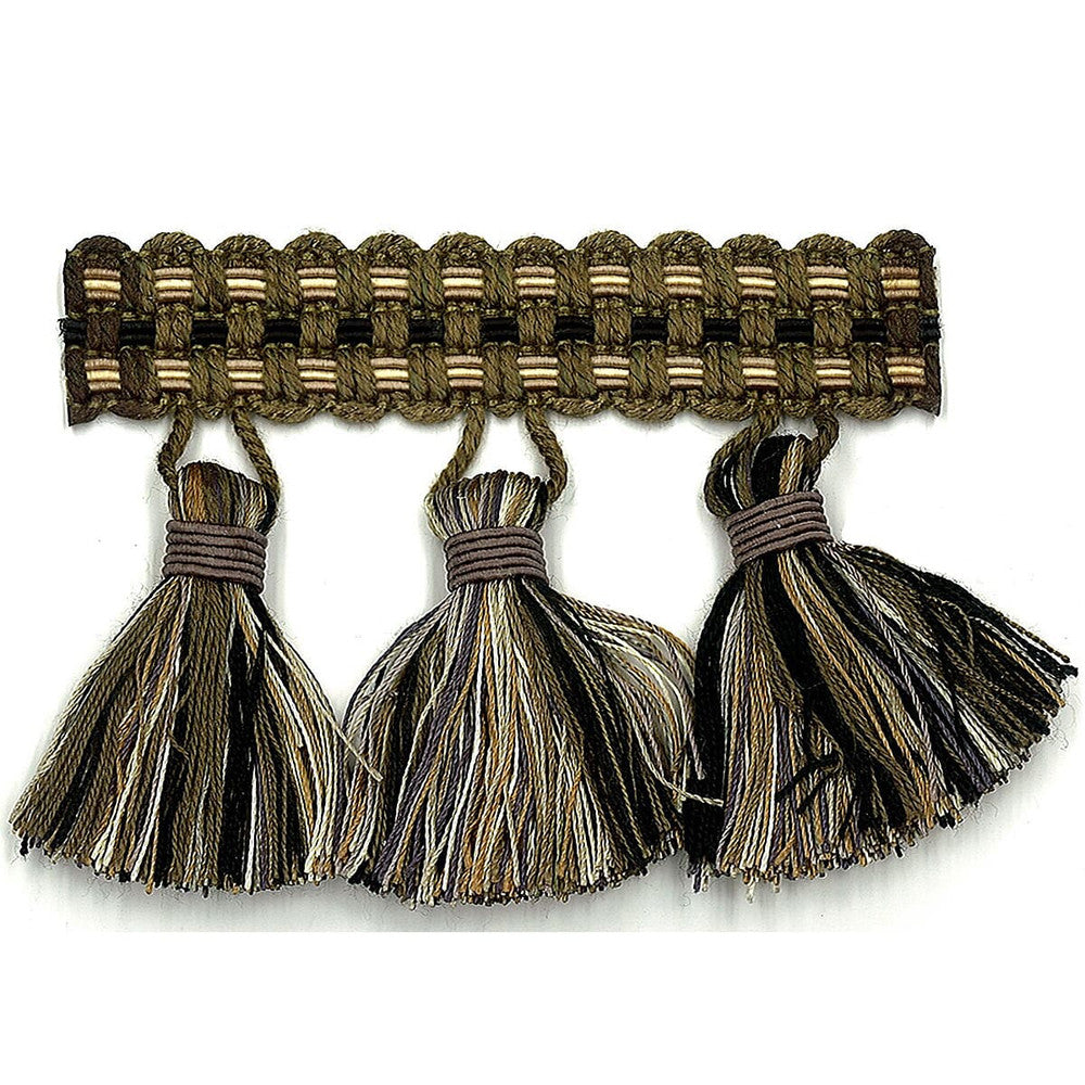 Sponsor 36 Carbon by Stout Designer Trim ART OF DESIGN TRIM-2 TASSEL FRINGE 100%SVI CHINA CATB 117-2013 WYZENBEEK 10 000 DOUBLE RUB WEAR TEST (MEDIUM DUTY) Horizontal: 0.000 and Vertical: 0.000 3 in - Swanky Fabrics -