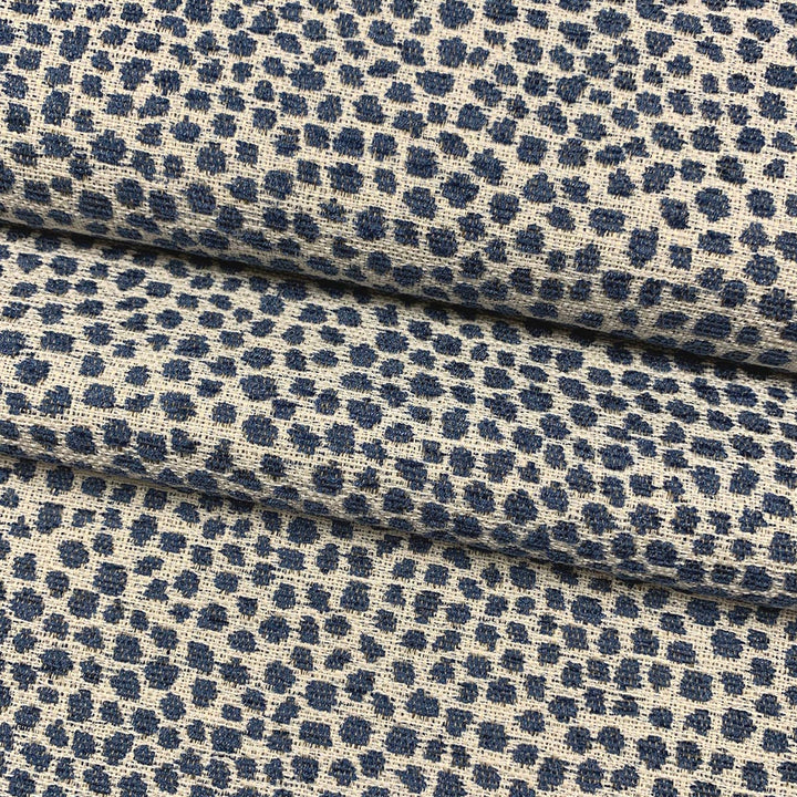 Spot Denim by Magnolia Designer Fabric - 100 Polyester China 47000 Horizontal: 14.27 and Vertical: 7.28 57 - Swanky Fabrics -