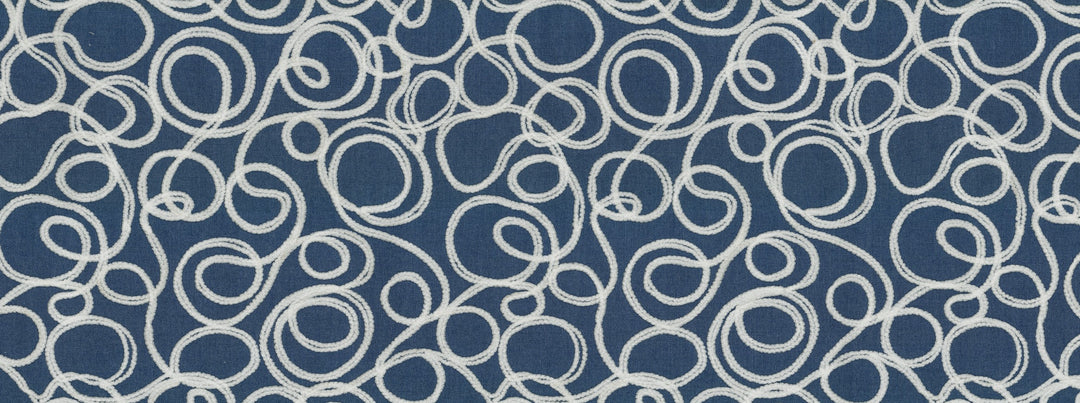 Squiggles 511 Dream Blue by Covington Designer Fabric