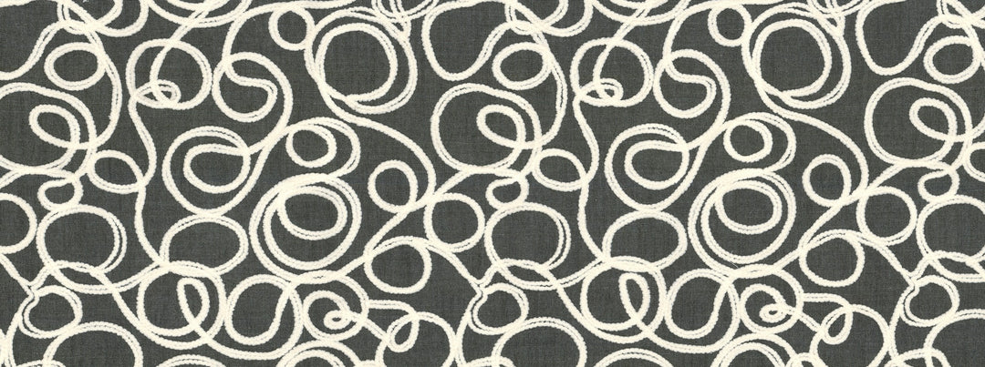 Squiggles 903 Chalkboard by Covington Designer Fabric