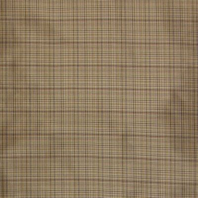 T & A Check Straw SQ43080005 by Grey Watkins Designer Fabric 100% SILK INDIA LIGHT DUTY Horizontal: 1.25" and Vertical: 1.5" 55 - Swanky Fabrics -