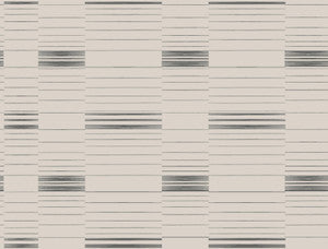 Black & Beige Dashing Stripe Wallpaper by York Wallcoverings Designer