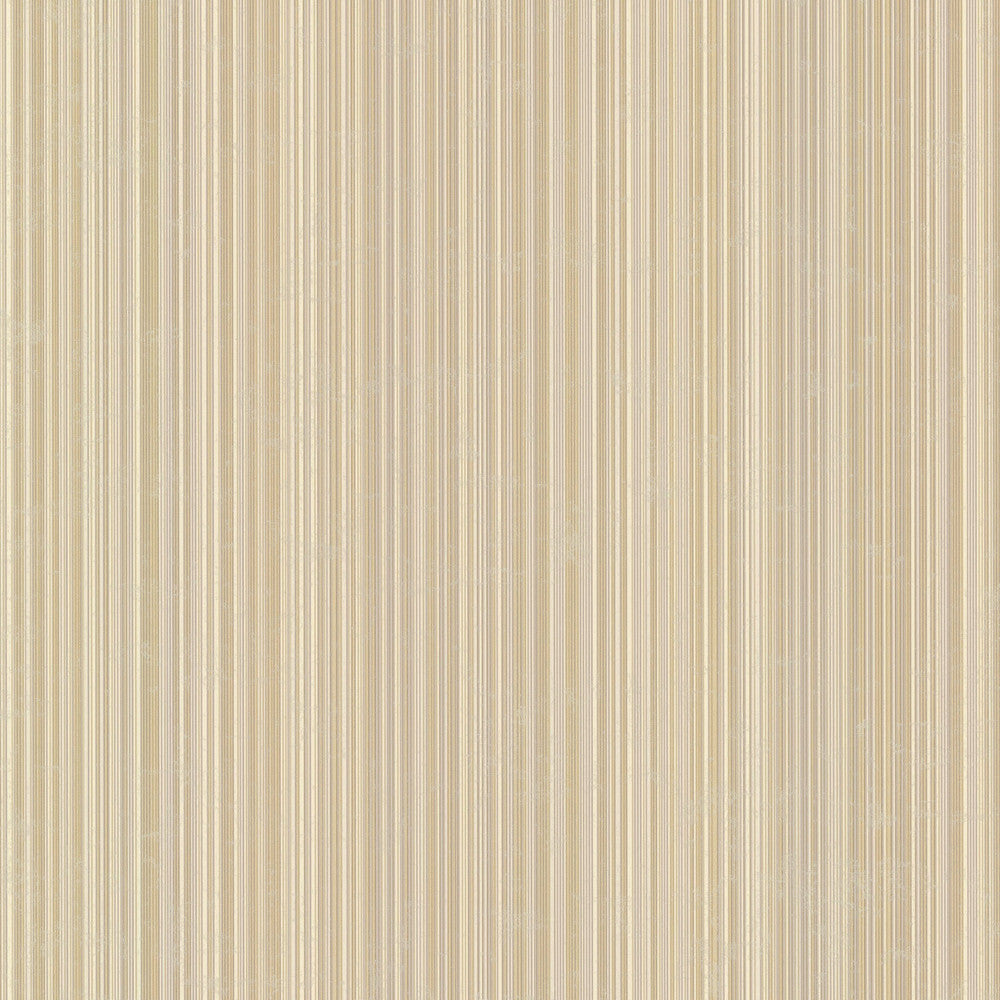 Wells Beige Candy Stripe Wallpaper by Chesapeake Designer Stripes By Chesapeake Covers about 56.4 square feet 20.5-in by 33-ft long roll Prepasted 20.5 - Swanky Fabrics -