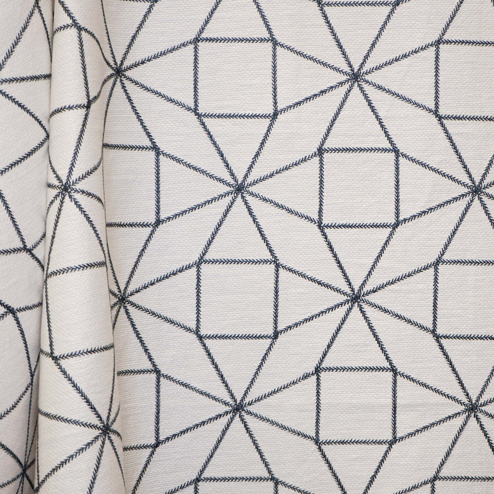 STARBURST 91SJ102 by JF Designer Fabric JF Studio 60% Linen, 40% Cotton India  Horizontal: 17.25 and Vertical: 15.75 54  - Swanky Fabrics -