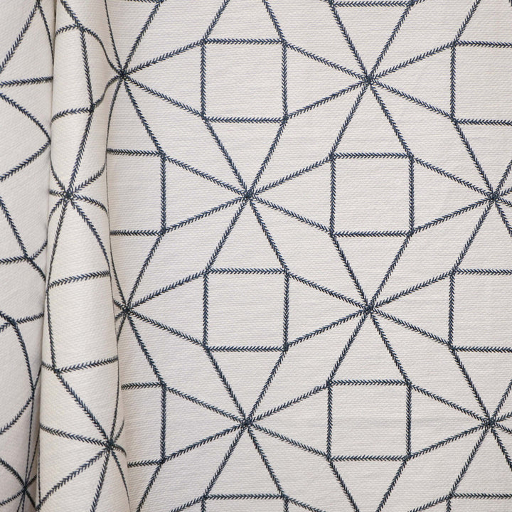 STARBURST 91SJ102 by JF Designer Fabric JF Studio 60% Linen, 40% Cotton India  Horizontal: 17.25 and Vertical: 15.75 54  - Swanky Fabrics -
