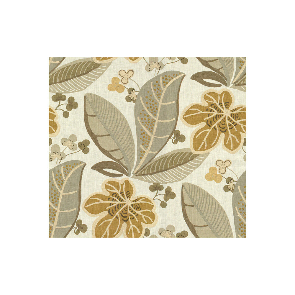 Sula Pelican by Kravet Design Designer Fabric BARCLAY BUTERA COLLECTION II LINEN - 76%;COTTON - 24% India - Horizontal: 27 and Vertical: 24 52 - Swanky Fabrics -