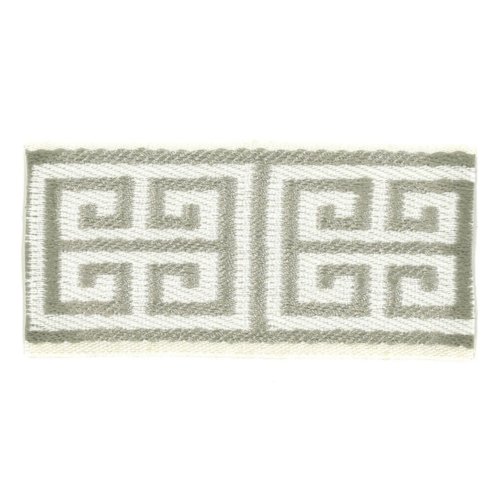 Sumatra 1 Pewter by Stout Designer Trim INSIGHTS TRIM 54%POL 46%SVI CHINA Horizontal: 2 and Vertical: 0 2 in - Swanky Fabrics -