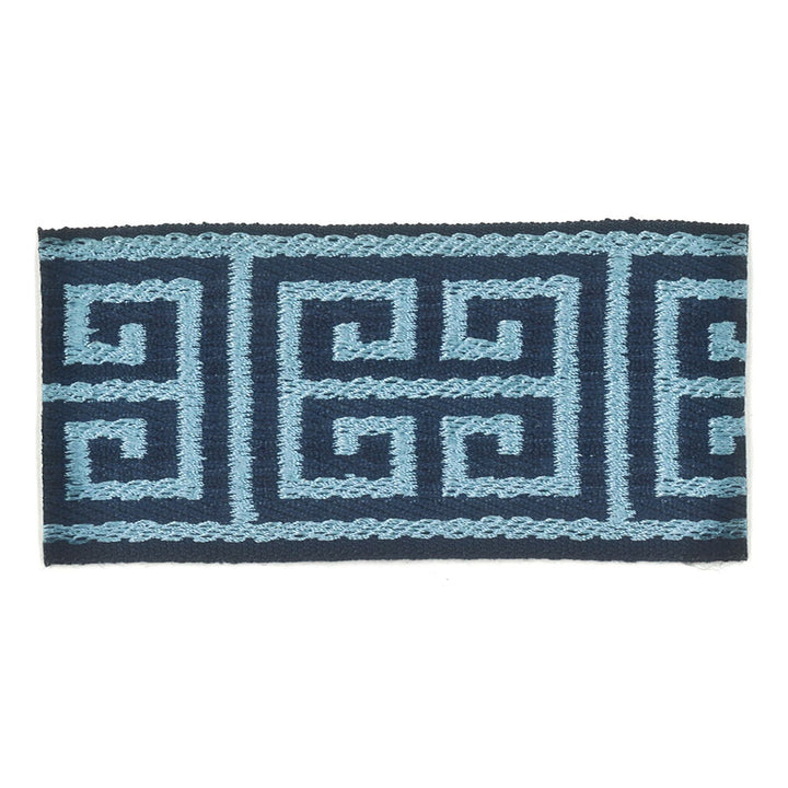 Sumatra 2 Ocean by Stout Designer Trim Insights Trim 54% Polyester 46% Spun Viscose CHINA Horizontal: 2 and Vertical: 0 2 in - Swanky Fabrics -
