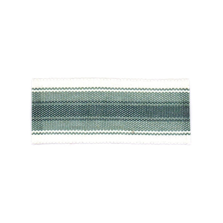 Sunrise Tape 3 Lagoon by Stout Trim Stout Trim Sunrise Tape 3 LagoonTrim BEACH GROVE TRIM 100%SDA CHINA </p><p>Repeat: H: 0.000, V: 0.000 1.5 in - Fabric Carolina -