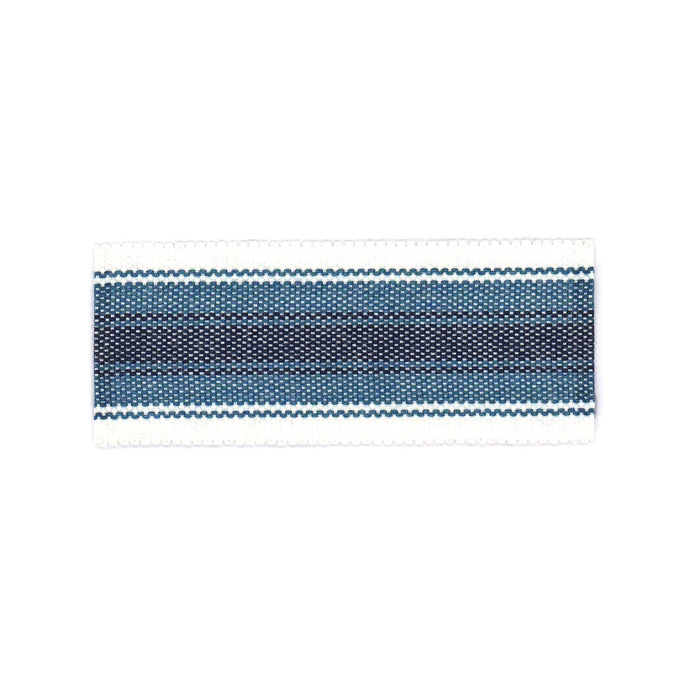 Sunrise Tape 7 Navy by Stout Trim Stout Trim Sunrise Tape 7 NavyTrim BEACH GROVE TRIM 100%SDA CHINA </p><p>Repeat: H: 0.000, V: 0.000 1.5 in - Fabric Carolina -