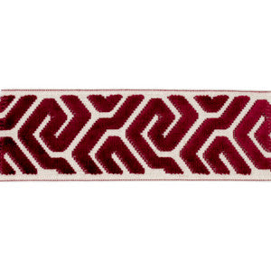 Sutton Tape Crimson by Magnolia Designer Fabric