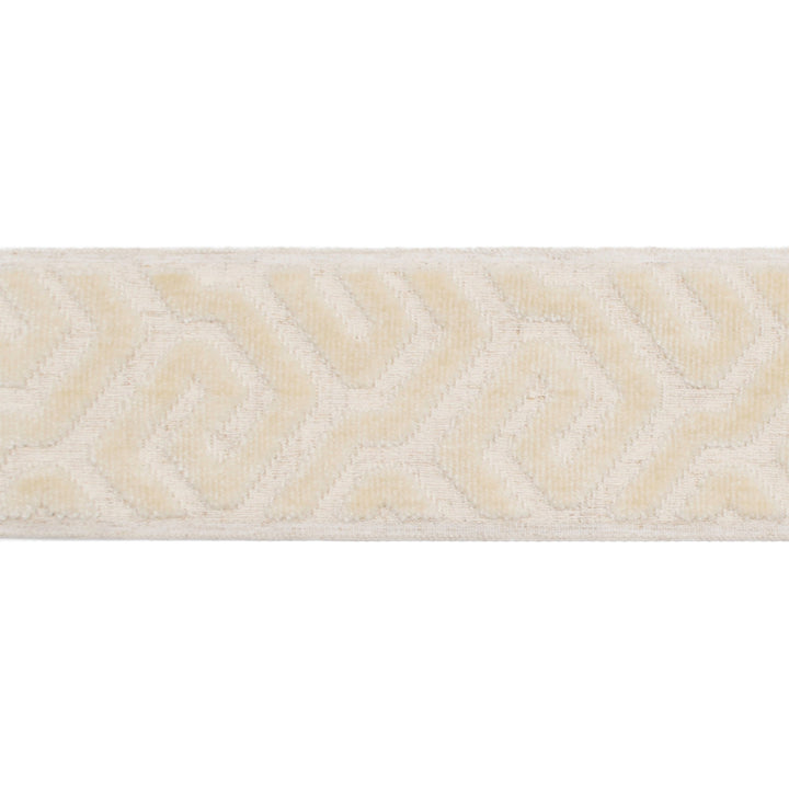 Sutton Tape Pearl by Magnolia Designer Trim - 58% Rayon, 31% Poly, 11% Linen China Horizontal: and Vertical: 3.5 - Swanky Fabrics -