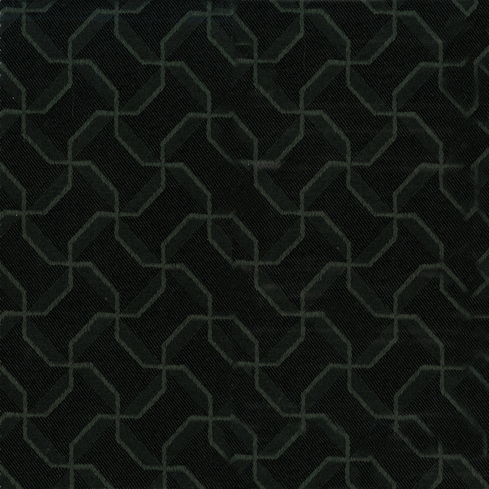 Sync 9009 Black by Crypton Designer Fabric 100% Polyester US 75,000 Double Rubs (Wyzenbeek) </p><p>Repeat: Horizontal: 2.0" (5.1 cm) Up the Roll and Vertical: 1.8" (4.7 cm) Across the Roll 55" (140 cm) - Swanky Fabrics -