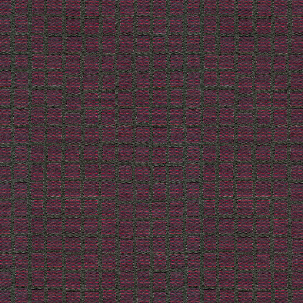 Syndicate 1009 Sassy Plum by Crypton Designer Fabric 65% Recycled Post Industrial Polyester, 35% Recycled Post Consumer Polyester US 75,000 Double Rubs (Wyzenbeek) </p><p>Repeat: Horizontal: 11.8" (30.0 cm) Up the Roll and Vertical: 7.6" (19.4 cm) Across the Roll 56" (142 cm) - Swanky Fabrics -