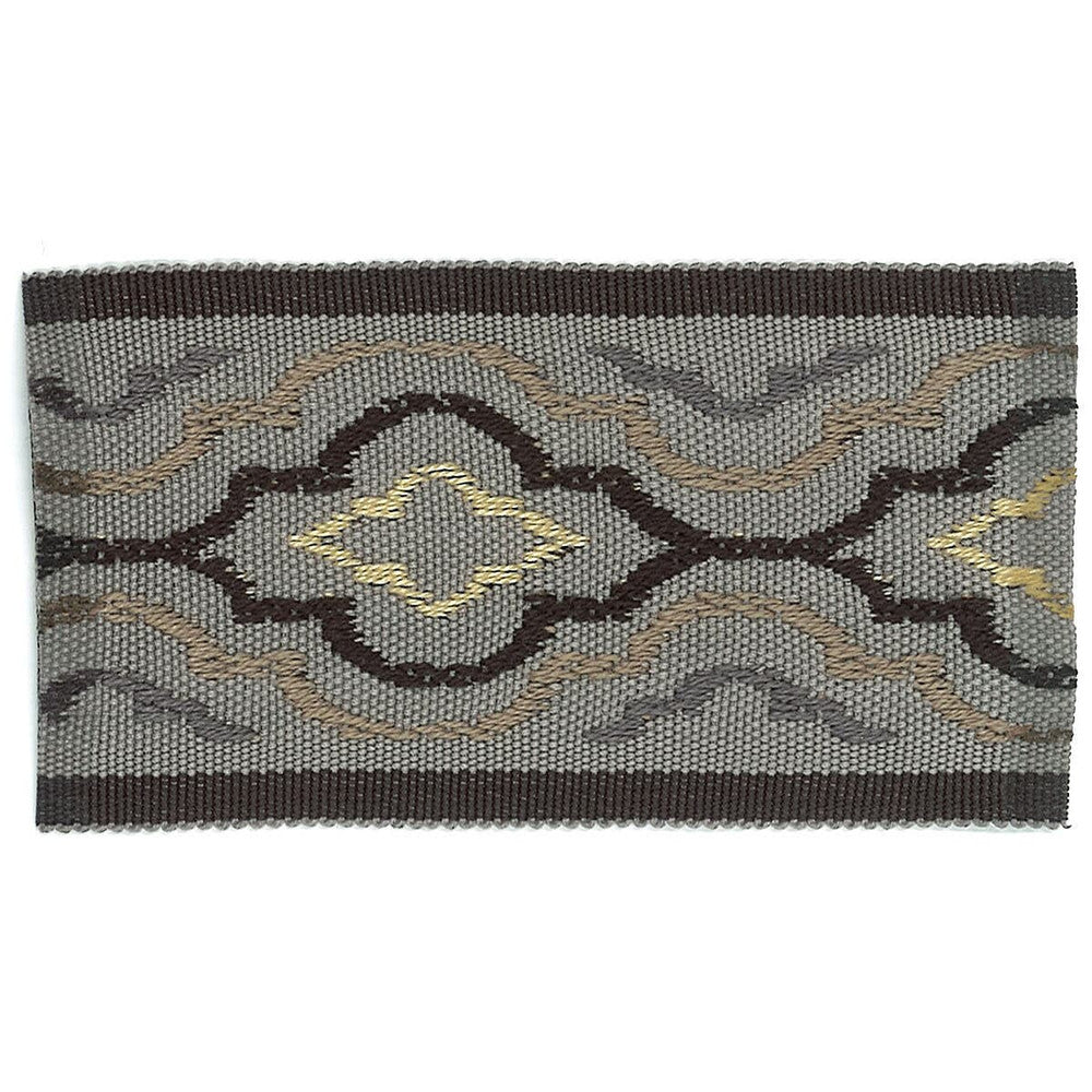 Synergy 1 Flint by Stout Designer Trim ACCENTS TAPES & BORDERS 83%SVI 17%POL CHINA </p><p>Repeat: 0 2 in - Swanky Fabrics -