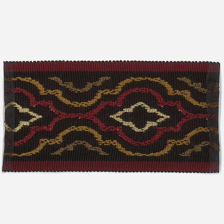 Synergy 2 Obsidian by Stout Designer Trim ACCENTS TAPES & BORDERS 83%SVI 17%POL CHINA Horizontal: 2.5 and Vertical: 0 2 in - Swanky Fabrics -