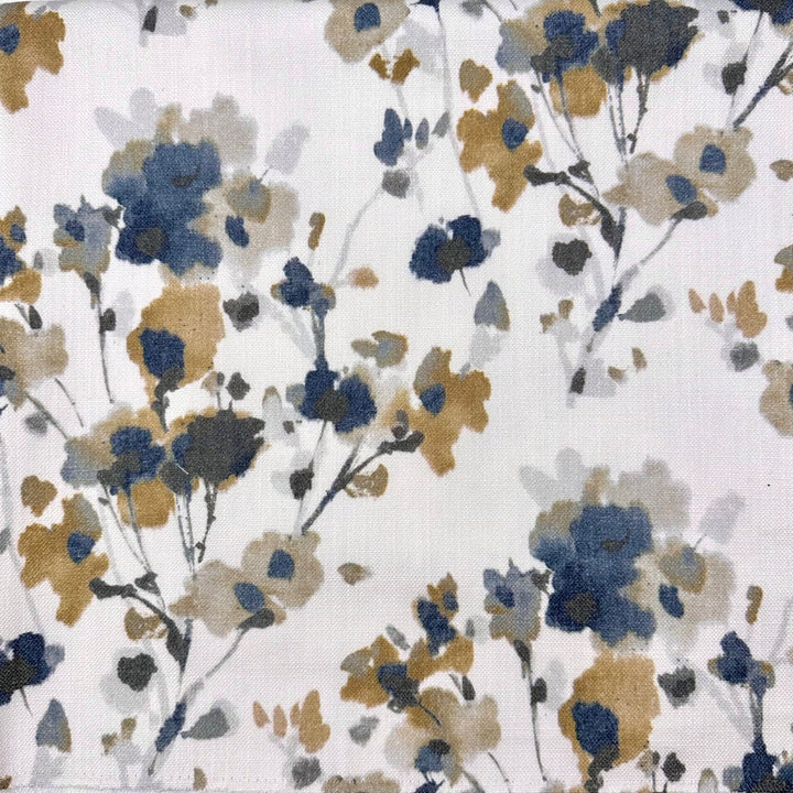 Sakura Blue by Europatex Designer Fabric Sakura 100% Cotton 55.00 inches - Swanky Fabrics -