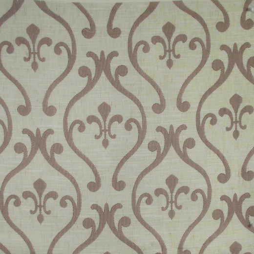 Samantha Coffee by Europatex Designer Fabric Samantha 80% Polyester / 20% Linen China See Sample Horizontal: N/A and Vertical: N/A 110.00 inches  - Swanky Fabrics -