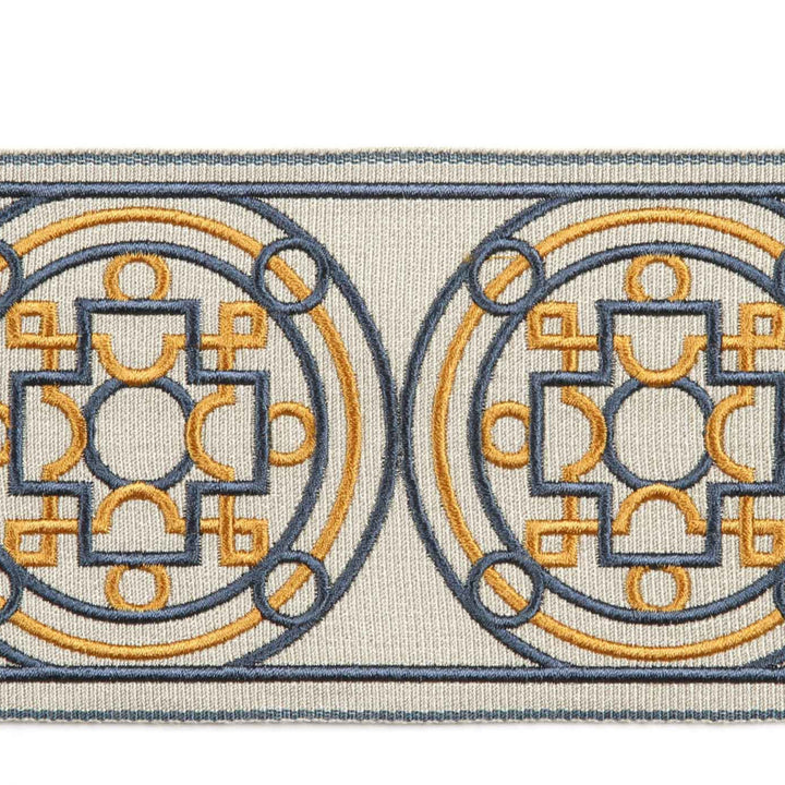 Sion Royal by Europatex Designer Fabric Tapes Galore 100% Polyester 3.625" 3.55 inches - Swanky Fabrics -