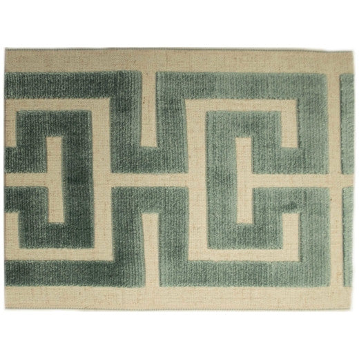 Skyrise - Teal by Europatex Designer Fabric Skyrise 58% Rayon / 31% Polyester / 11% Linen China See Sample Horizontal: N/A and Vertical: N/A 7.00 inches  - Swanky Fabrics -