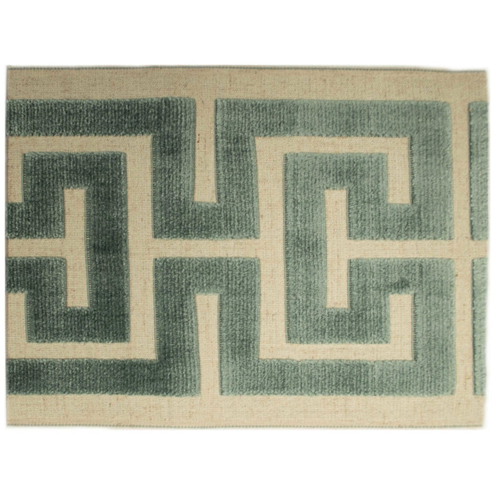 Skyrise Teal by Europatex Designer Fabric Skyrise 58% Rayon, 31% Polyester, 11% Linen 7.00 inches - Swanky Fabrics -