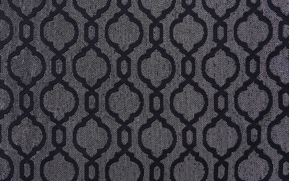 Spectacular A Midnight by Europatex Designer Fabric Spectacular 100% Polyester China Horizontal: 3.75" and Vertical: 3.75" 110" - Swanky Fabrics -