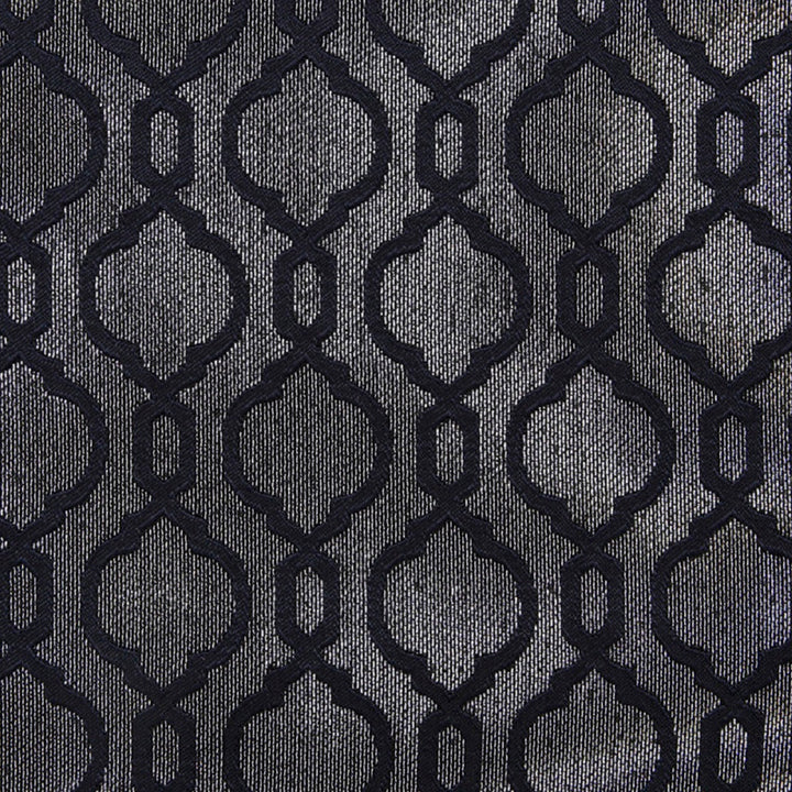 Spectacular A Midnight by Europatex Designer Fabric Spectacular 100% Polyester 3.75" H, 3.75" V 110.00 inches - Swanky Fabrics -