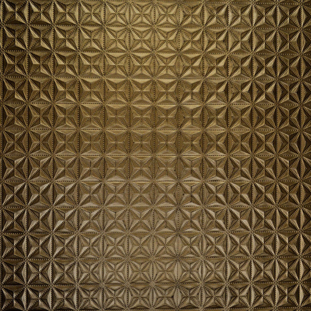 Square Bronze by Europatex Designer Fabric Vinyl Library 5%PU, 55% PVC, 40% Polyester China 50,000 Double rubs Horizontal: and Vertical: 55" - Swanky Fabrics -