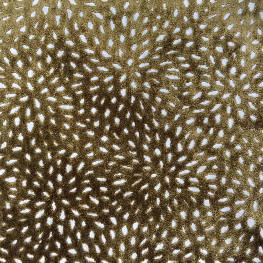 Sun Olive by Europatex Designer Fabric Sun Dial 60% Polyester, 40% Viscose H: 7.4", V: 6.9" 55.00 inches - Swanky Fabrics -