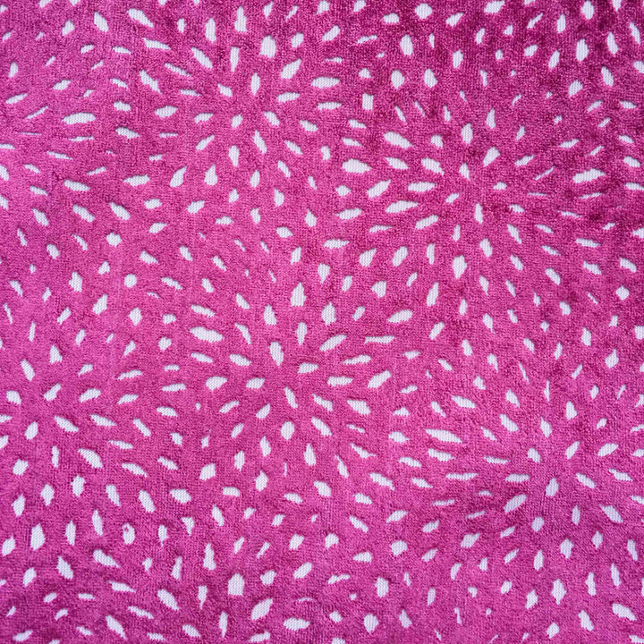 Sun Rose Petal by Europatex Designer Fabric Sun-Dial 60 % Polyester/40% Viscose China 25,000 Double Rubs Horizontal: 7.3" and Vertical: 6.9" 55" - Swanky Fabrics -