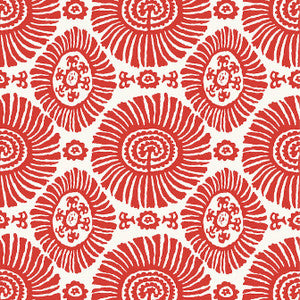 Solis Coral T10080 by Thibaut Designer Wallpaper
