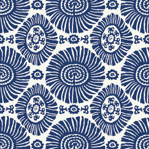 Solis Navy T10083 by Thibaut Designer Wallpaper