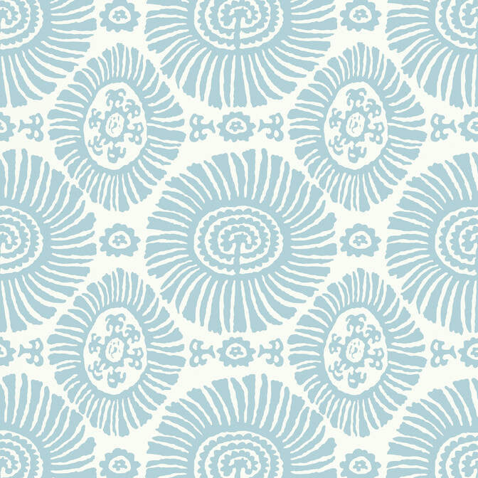 Solis Spa Blue T10084 by Thibaut Wallpaper Thibaut Wallpaper Solis Spa Blue T10084Wallpaper Tropics Wallpaper U.S.A. </p><p>Repeat: V: 12.5 27 - Fabric Carolina -