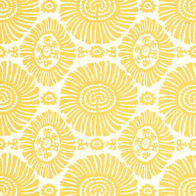 Solis Yellow T10086 by Thibaut Wallpaper Thibaut Wallpaper Solis Yellow T10086Wallpaper Tropics Wallpaper U.S.A. </p><p>Repeat: V: 12.5 27 - Fabric Carolina -