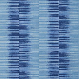 Mekong Stripe Navy T10090 by Thibaut Designer Wallpaper