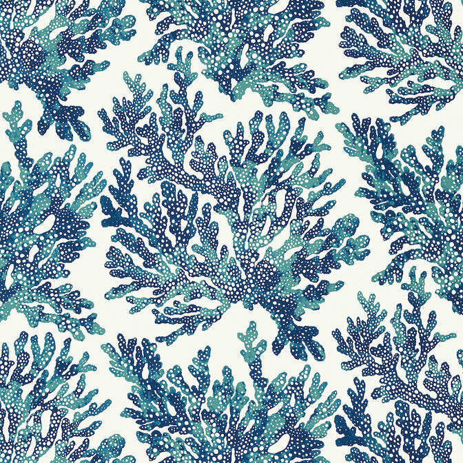 Marine Coral Navy T10124 by Thibaut Wallpaper Thibaut Wallpaper Marine Coral Navy T10124Wallpaper Tropics Wallpaper U.S.A. </p><p>Repeat: V: 25.25 27 - Fabric Carolina -