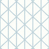 Box Kite Spa Blue T10133 by Thibaut Designer Wallpaper