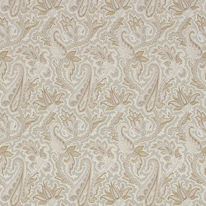 Winchester Paisley Grey and Camel T1017 by Thibaut Designer Wallpaper