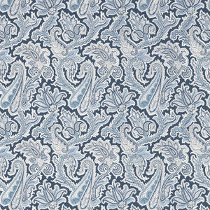 Winchester Paisley Navy T1018 by Thibaut Designer Wallpaper