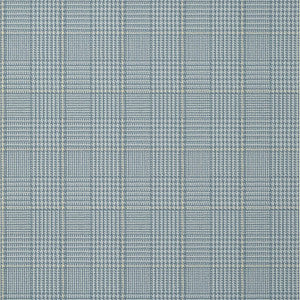 Grassmarket Check Slate Blue T10203 by Thibaut Designer Wallpaper