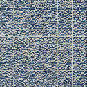 Mombasa Navy T10210 by Thibaut Designer Wallpaper
