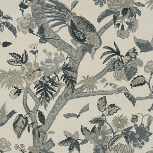 Coromandel Grey T10227 by Thibaut Designer Wallpaper