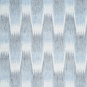 Stockholm Chevron Blue T10240 by Thibaut Designer Wallpaper