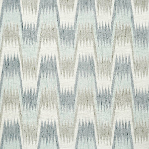Stockholm Chevron Slate Blue T10241 by Thibaut Designer Wallpaper
