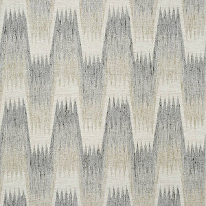 Stockholm Chevron Black and Grey T10244 by Thibaut Designer Wallpaper