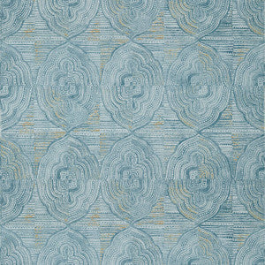 Kalahari Teal T10249 by Thibaut Designer Wallpaper