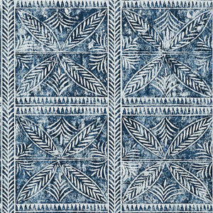 Timbuktu Navy T10253 by Thibaut Designer Wallpaper