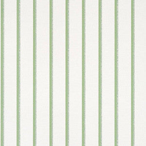 Notch Stripe Green T10260 by Thibaut Designer Wallpaper