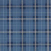 Winslow Plaid Navy T1030 by Thibaut Designer Wallpaper